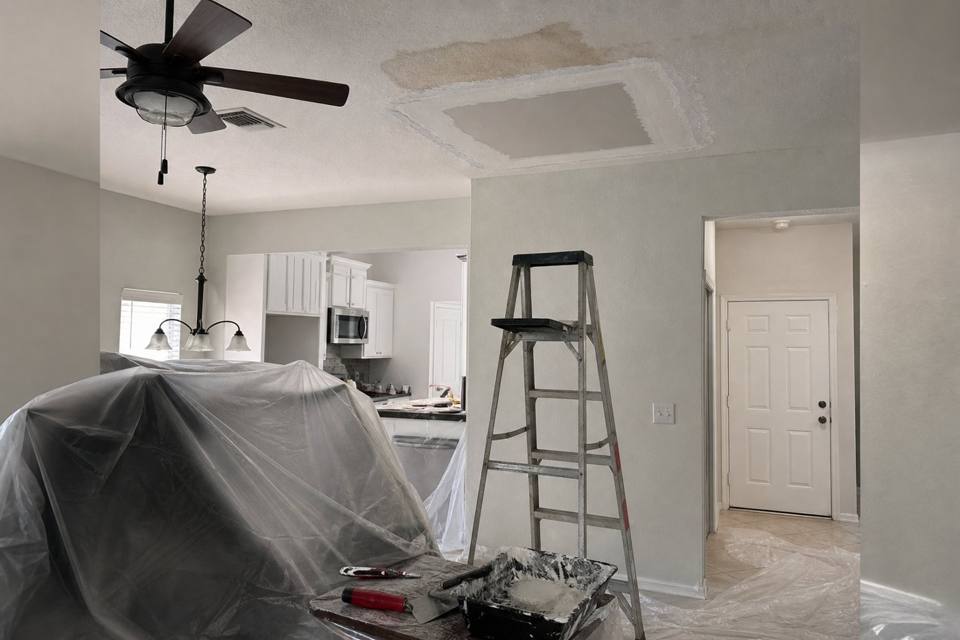 ceiling drywall detail for drywall work in Daytona Beach